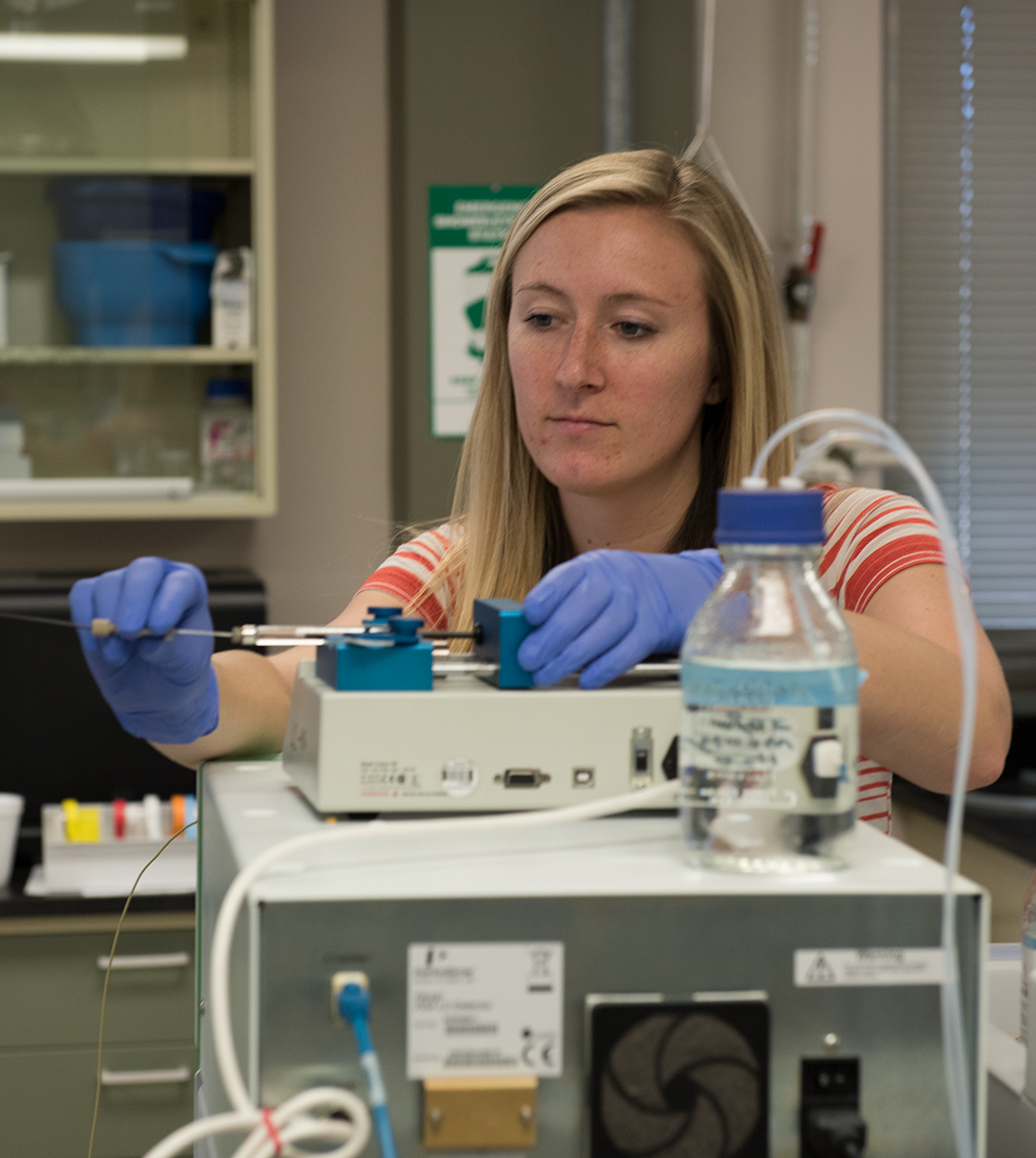 Brianna Mackie has completed her graduate program in Medicinal Chemistry